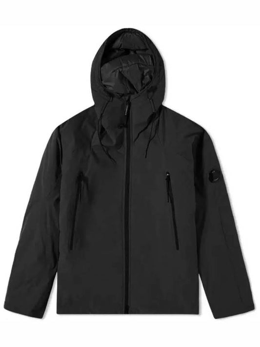 Men's Protech Lens Down Hooded Jacket Black - CP COMPANY - BALAAN 2