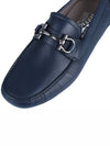 Salvatore Gancini Ornament Driving Shoes Navy - SALVATORE FERRAGAMO - 8