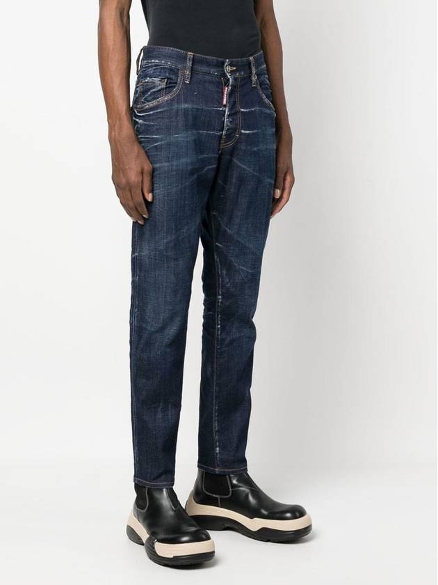 Skater Washed Jeans Blue - DSQUARED2 - BALAAN 3