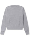 [MAISON KITSUNE] WOMEN DRESSED FOX PATCH ADJUSTED SWEATSHIRT - GREY MELANGE - MAISON KITSUNE - BALAAN 2