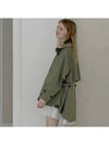 Oversize Half Trench Coat KHAKI - AVANT-G - BALAAN 2