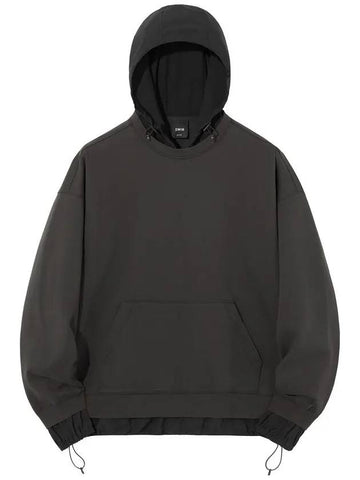 Swivet Utility Layered Detail Hood Charcoal - SWIB - BALAAN 1