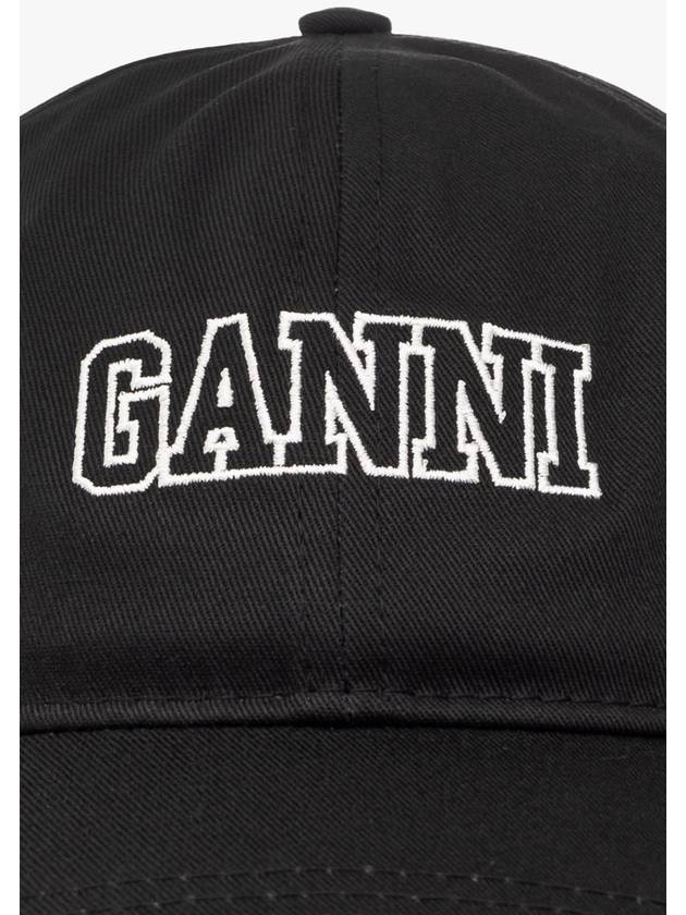 Ganni Baseball Cap, Women's, Black - GANNI - BALAAN 4