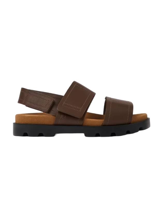 Brutus Leather Sandals Brown - CAMPER - BALAAN 1