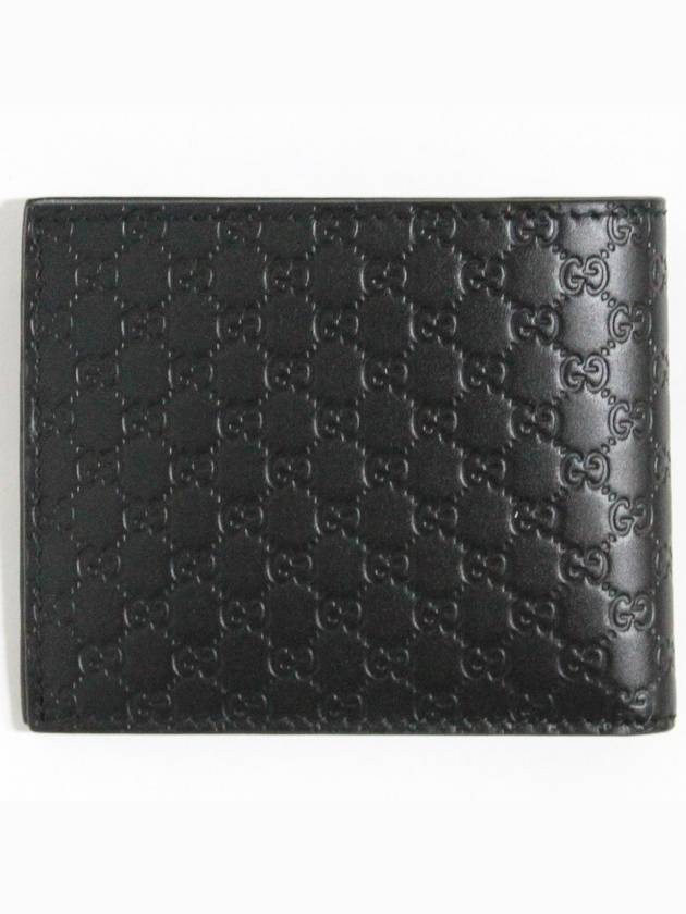 Micro GG Ssima Bifold Wallet Black - GUCCI - BALAAN 3