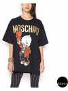 Women's Porky Pig embroidery patch shortsleeved tshirt A07791040 15 - MOSCHINO - BALAAN 7