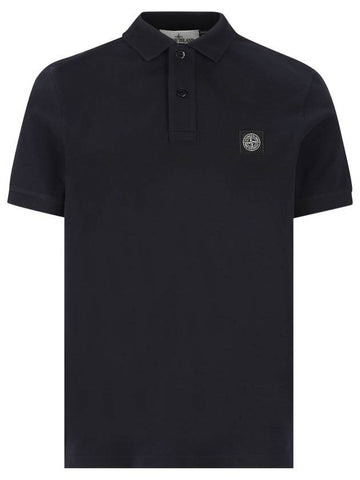 Stone Island T-shirts and Polos Blue - STONE ISLAND - BALAAN 1