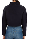 Double-Sided Virgin Wool Cropped Jacket Navy - DIOR - BALAAN 6