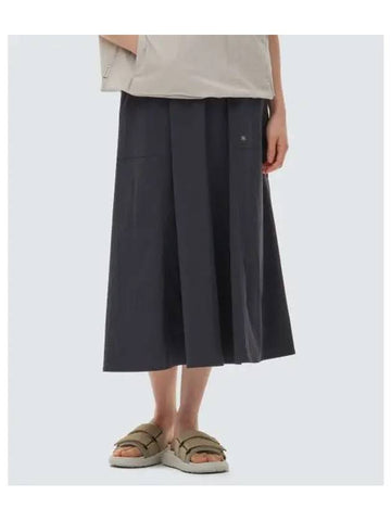 Root Women s Flare Skirt Navy S24MWRSK61 - SNOW PEAK - BALAAN 1