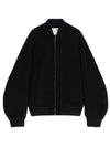 Rioto 2 Wool Bomber Jacket Black - MAX MARA SPORTMAX - BALAAN 1