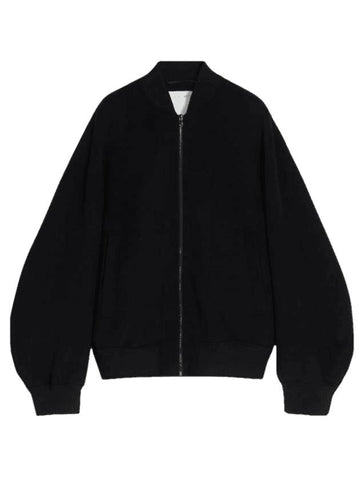 Rioto 2 Wool Bomber Jacket Black - MAX MARA SPORTMAX - BALAAN 1