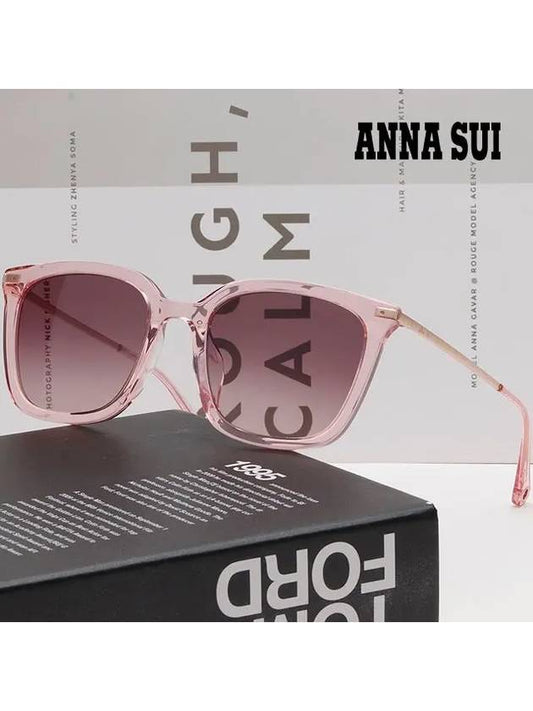 Sunglasses AS2205KS 002 Purple Transparent Horn Rim - ANNA SUI - BALAAN 2