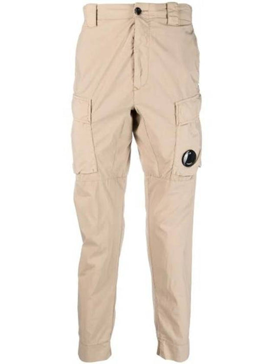 50 Philly Stretch Lens Wappen Cargo Track Pants Beige - CP COMPANY - BALAAN 1