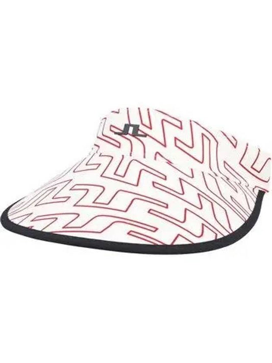 Alba Print Visor Red White - J.LINDEBERG - BALAAN 2