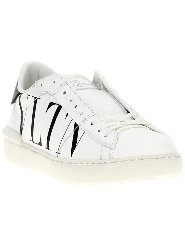 VLTN Leather Low Top Sneakers White - VALENTINO - BALAAN 3