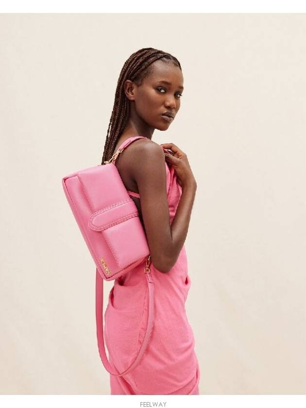 Le Bambimou Puffed Flap Shoulder Bag Light Pink - JACQUEMUS - BALAAN 4
