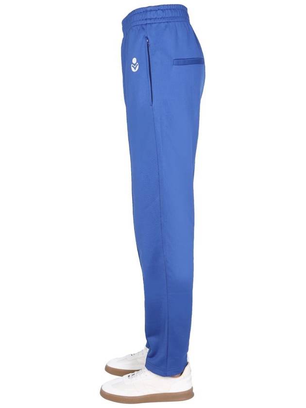 Logo Track Pants Blue - ISABEL MARANT - BALAAN 4