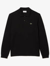 Men's Original L1312 Long Sleeve Cotton Polo Shirt Black - LACOSTE - BALAAN 3