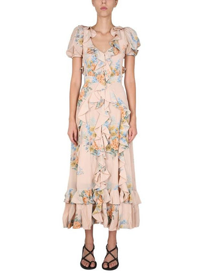 floral print Lucy silk dress 471008QID056870 B0040167962 - ALEXANDER MCQUEEN - BALAAN 2