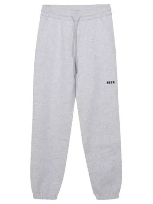 Micro Logo Cotton Sweatpants Women s Training Pants - MSGM - BALAAN 1