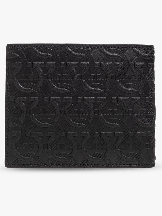 FERRAGAMO Bi-fold Wallet, Men's, Black - SALVATORE FERRAGAMO - BALAAN 3