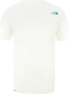 Men's Logo Marks Tri-Blend Short Sleeve T-Shirt White - THE NORTH FACE - BALAAN 3