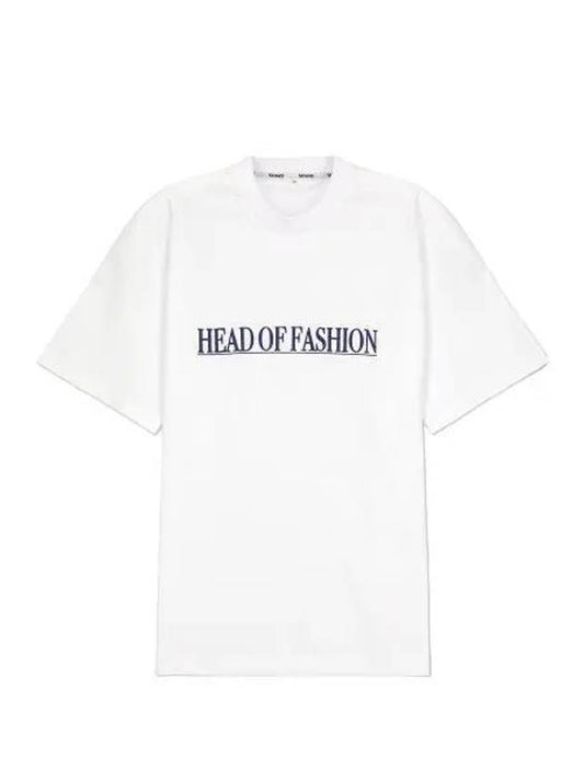 Head of Fashion Short Sleeve T Shirt White Tee - SUNNEI - BALAAN 1