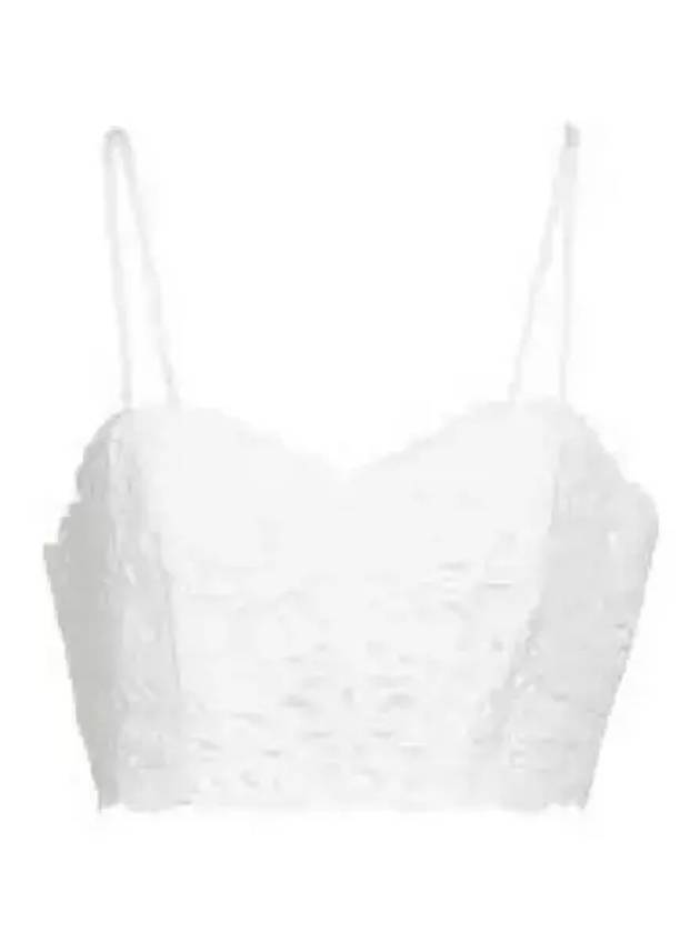 Embroidered Bustier Sleeveless White - CHLOE - BALAAN 2