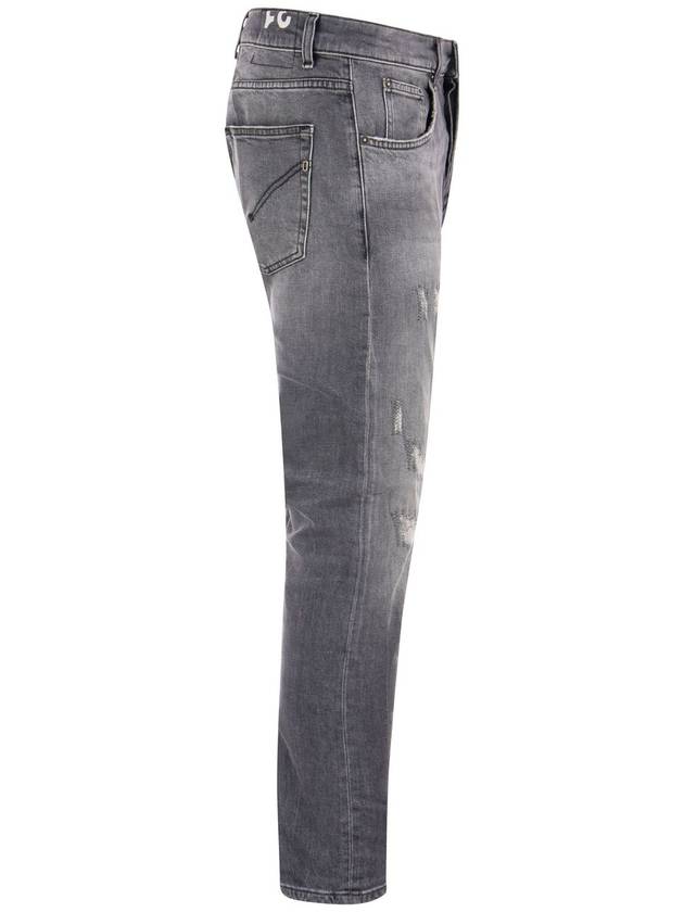 Denim Straight Pants UP576 DS0215U FL5 DU 999 GRAY - DONDUP - BALAAN 4