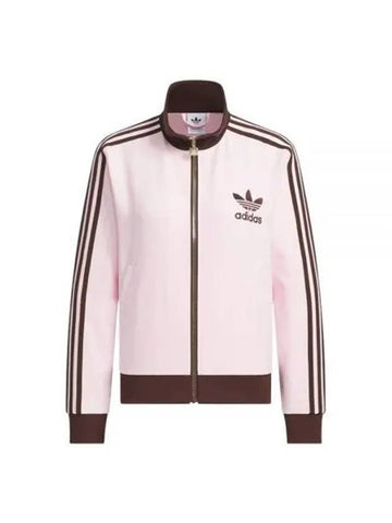 Prem Ori Embroidery Logo Track Jacket Pink - ADIDAS - BALAAN 1