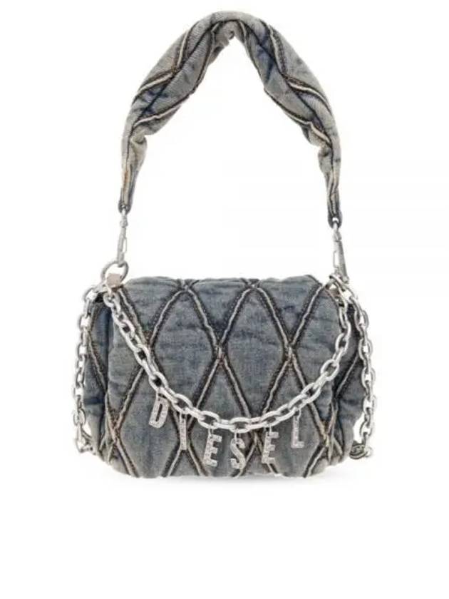 Charm D Denim Shoulder Bag X09597 P5570 HA001 - DIESEL - BALAAN 1