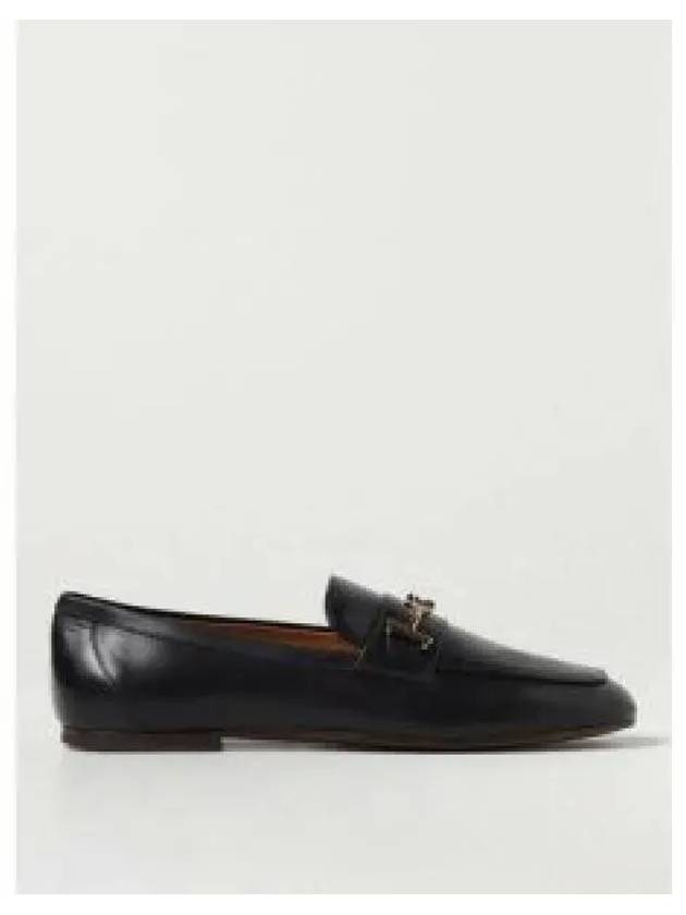 Double T Calf Leather Loafers Black - TOD'S - BALAAN 2