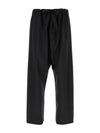 Silk Poplin Straight Pants Black - MAISON MARGIELA - BALAAN 2