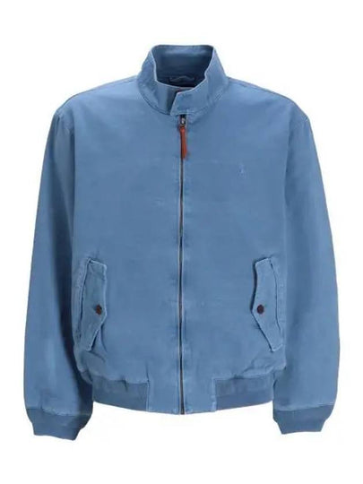 Stand Up Collar Bomber Jacket Vessel Blue - POLO RALPH LAUREN - BALAAN 2