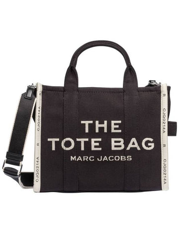 The Jacquard Traveler Small Tote Bag Black - MARC JACOBS - BALAAN 1