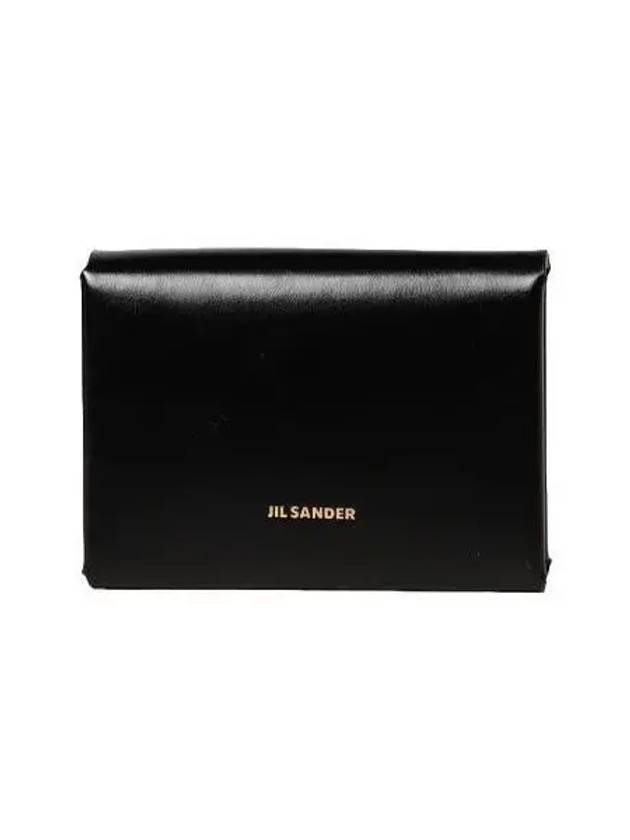 Cross Bag Leather Cosmetic Case Black - JIL SANDER - BALAAN 1