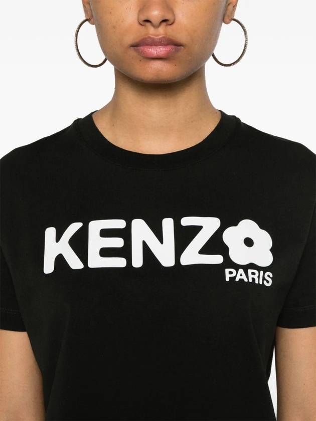 Boke Flower 2.0 Short Sleeve T-Shirt Black - KENZO - BALAAN 6