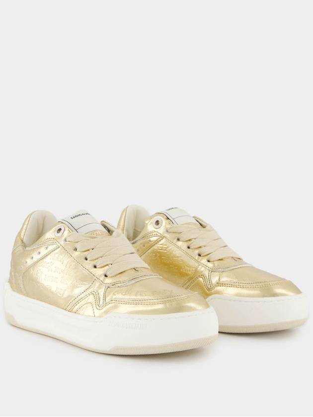 Wings Sneakers - Zadig & Voltaire - Leather - Gold - ZADIG & VOLTAIRE - BALAAN 2