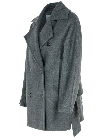 Max Mara 'Asturie1234' Grey Cashmere Blend Coat - MAX MARA - BALAAN 2