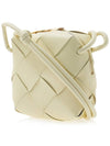 Cassette Intrecciato Mini Shoulder Bag Yellow - BOTTEGA VENETA - BALAAN 3