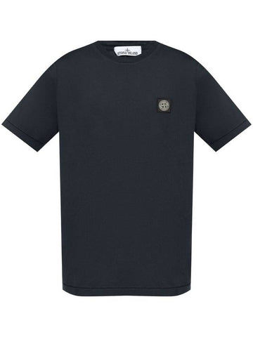 Stone Island T-shirts and Polos Blue - STONE ISLAND - BALAAN 1