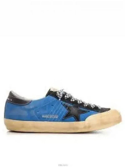 Superstar Patch Low Top Sneakers Blue - GOLDEN GOOSE - BALAAN 2