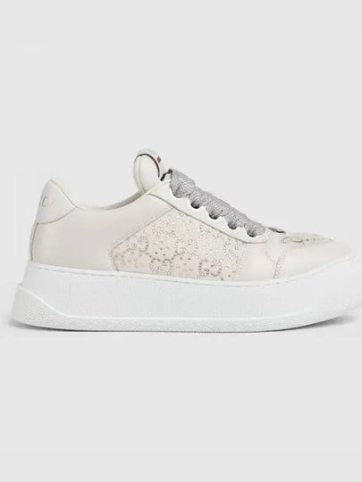 Screener Low Top Sneakers Light Grey - GUCCI - BALAAN 2