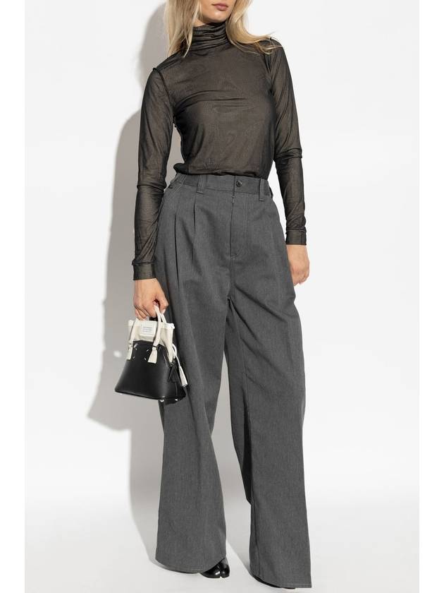 Maison Margiela Wide-leg Pants, Women's, Grey - MAISON MARGIELA - BALAAN 2