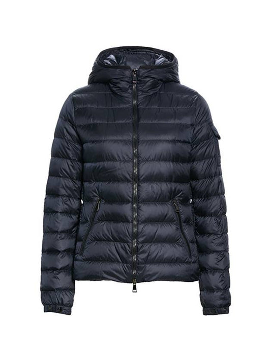 Women's Bles Bles Logo Patch Lightweight Padded Jacket Navy - MONCLER - BALAAN.