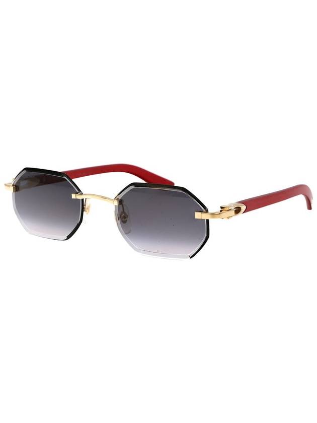 Sunglasses CT0439S 003 GOLD - CARTIER - BALAAN 3