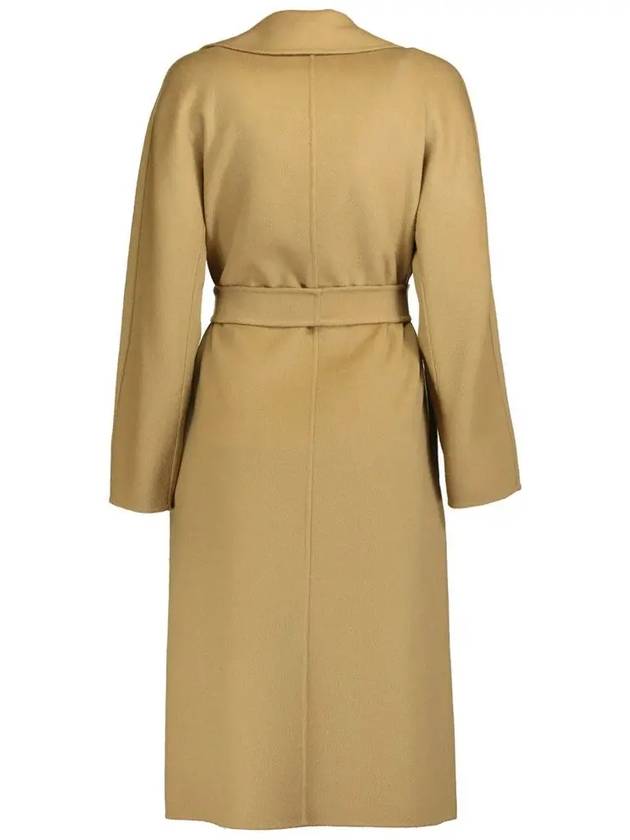 Women's Cles Virgin Wool Single Coat Camel - MAX MARA - BALAAN 3