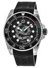 Dive King Snake Rubber 45mm Watch Black - GUCCI - BALAAN 2