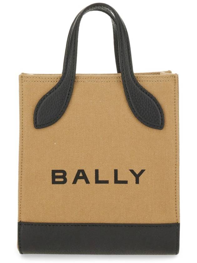 Logo Print Tote Bag Beige - BALLY - BALAAN 2