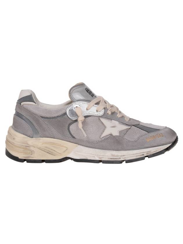 Dad Running Suede Sneakers Grey - GOLDEN GOOSE - BALAAN 4